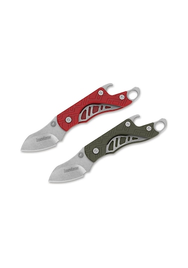 Kershaw Cinder Rd & Ol Combo Pack Kamp Çakı Kırmızı - Yeşil
