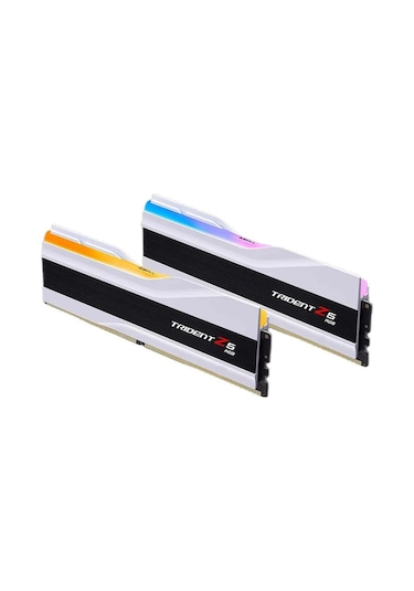 Gskill F5-6400J3239G32GX2-TZ5RW 64 GB (2x32) Trident Z5 RGB Beyaz 6400 MHz DDR5 CL32 Ram