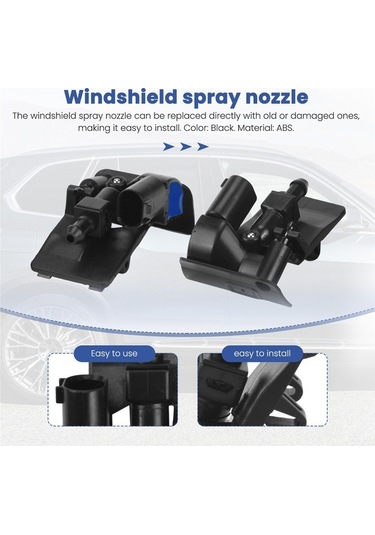 Ulzyvf Yıkama Ucu Ucu Püskürtme Ön Ön Jet Cam Cam 61667161469 Ut