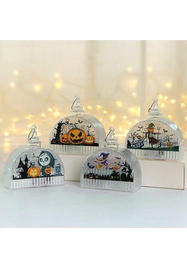 Skycity Halloween Çocuk El Feneri: Işık Veren Kemerli Adam Figürü, Parti Dekorasyonu Ve Kostüm Aksesuarı Diğer