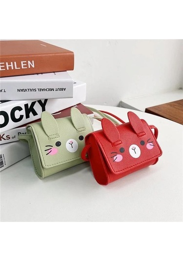 Dancemonkey Tavşan Sevimli Para Omuz Mini Küçük Küçük Kız Karikatür Cüzdanı Crossbody Çocuklar Çocuk Çantası Çanta Çanta Bozuk Beyaz Bebek Aksesuarları Uo Beyaz
