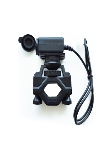Resolut Motosiklet Gidon Bağlantılı Usb Şarj Aparatı
