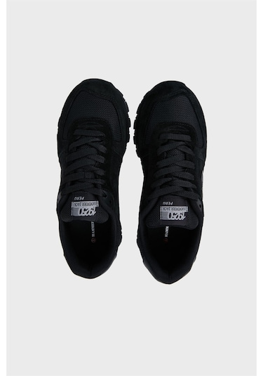 Hammer Jack Peru Kadın Hakiki Deri Sneakers Ayakkabı-siyah Füme Siyah - Füme