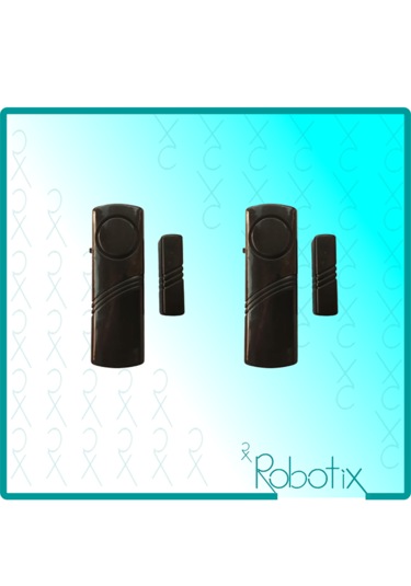 Robotix Rb-4444s Siyah Kapı Pencere Alarmı 2 Adet