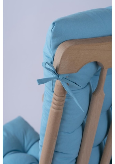 Lüx Sallanan Sandalye Minderi Selen Bağcıklı 120x50cm Sadece Minder Turkuaz