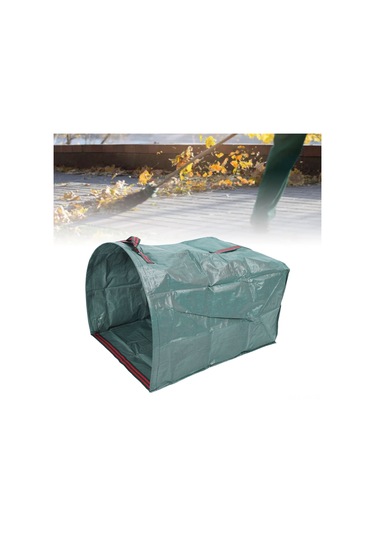 Folinda 200l Çapraz Çıkarılabilir Fiberglas Çubuklu, Dayanıklı Pp Dokulu, Çift Kullanıma Uygun Bahçe Yaprak Toplayıcı Çanta