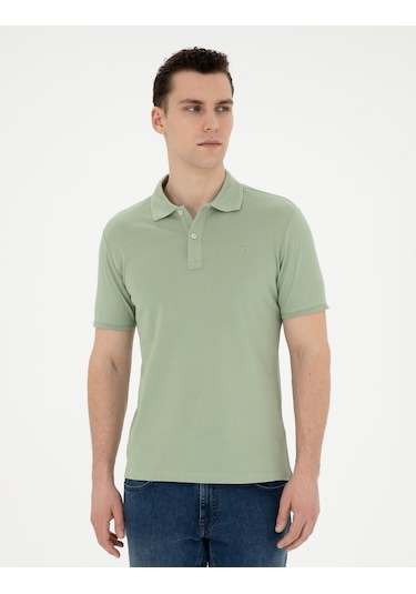 Pierre Cardin Erkek Çağla Tişört Basic 50280754-vr016 Çağla Yeşili