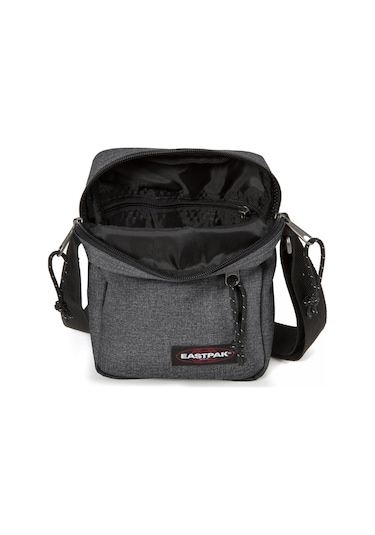 Eastpak Ek045 The One Omuz Çantası (Black Denim) Gri Melanj