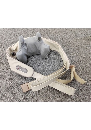 Lichen Omuz Ve Boyun Masajı Eğik Kas Boyun Yoğurma Masaj Aleti Beyaz