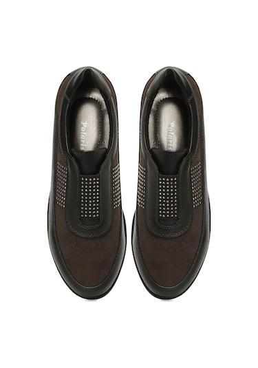 Polaris 166548.z4pr Kahverengi Kadın Düz Ayakkabı 000000000101894039 Kahverengi