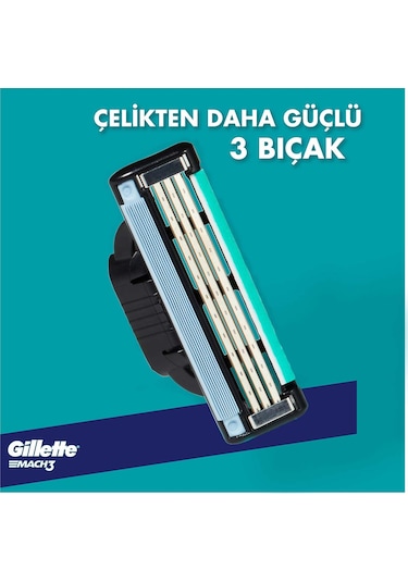 Gillette Mach 3 Yedek Tıraş Bıçağı 18'li
