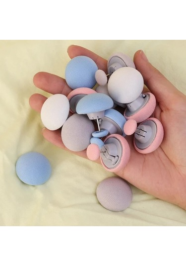 Elmpaly Mavi 10lu Kaymaz Yatak Çarşafı Klipsleri - Dayanıklı Battaniye Sabitleyici