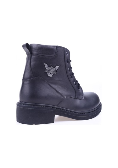 Burç 07001 Erkek Hakiki Deri Motorcu Bot 001