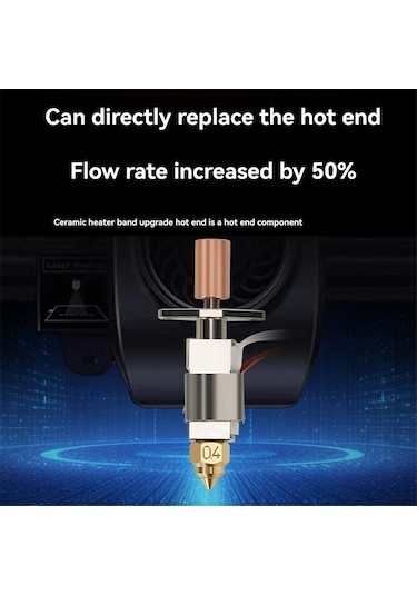Nayomiglow K1/k1 Max 3d Yazıcı Isıtma Bloğu Aksesuarı İçin Yükseltilmiş K1 Hotend Kiti
