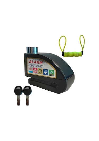 Yuma Motosiklet Disk Kilidi Alarmlı 110db