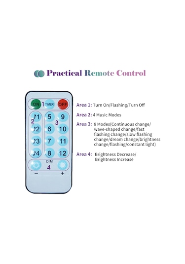 Geeksen 10x3m 300 Led Perde Işık Perdesi, 4 Müzik & 8 Aydınlatma Modu Uzaktan Kumandalı Düğün Parti Ev Noel Dekorasyon Sıcak Beyaz