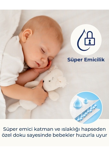 Paddlers Bebek Bezi 2 Numara Mini 44 Adet (3-6 Kg) Eko Paket