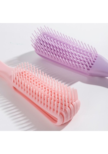 Salon Saç Fırçası Dolaşık Açıcı Fırça Saç Derisi Masaj Saç Tarak Dolaşık Açıcı Fırça Kıvırcık Saç Fırçası Dolaşık Açıcı Saç Fırçası Kadın Erkek