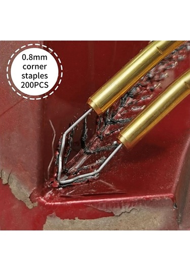 Ranyeek 1600 Adet 8 Farklı Tip Otomobil Tampon Plastik Tamir Kaynak Çivi, Paslanmaz Çelik, Plastik Parça Kırık Tamiri İçin Çivi Seti