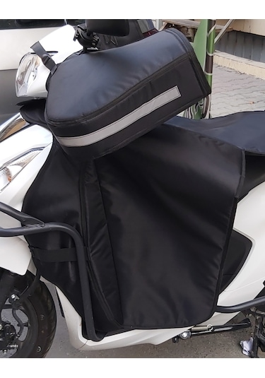 On Off Moto Eyupt-012 Scooter Su Rüzgar Geçirmez Diz Örtüsü Siyah
