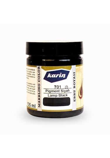 Karin Ebru Boyası 105 Ml. 701 Pigment Siyah