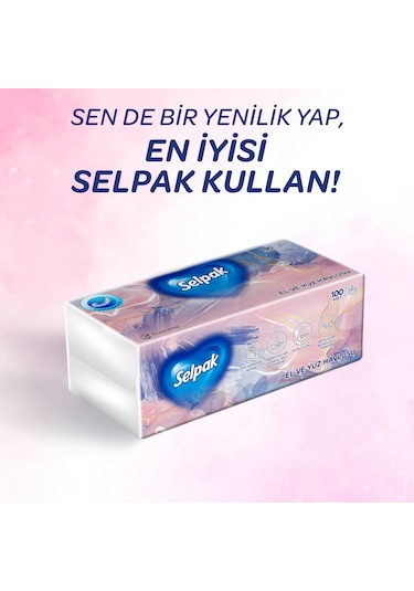Selpak El ve Yüz Havlusu 12 x 100'lü