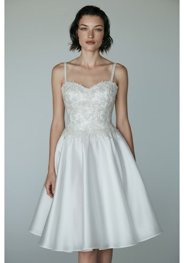 Nikah Elbisesi Beyaz