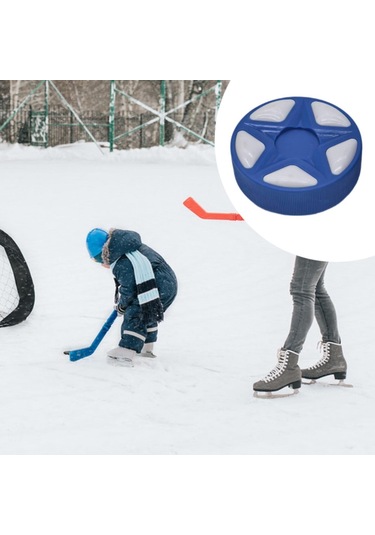 Homyl Buz Hokeyi Topu Açık Hava Yedek Oyun Sporları Mavi Mavi