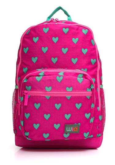 Wia Kids Kalp Desenli 4 Bölmeli Üçlü Okul Çanta Seti