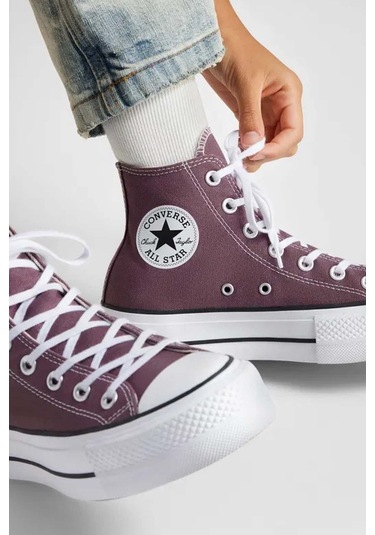 Converse Chuck Taylor All Star Lıf Bordo Kadın High Sneaker Bordo