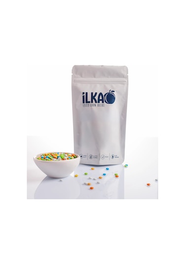 Renkli Draje Mini Çikolata 250 Gr Şeker Kaplı Çikolata İlka Gıda