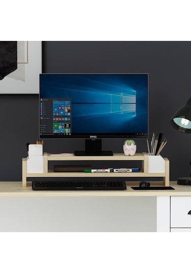 Çınar Monitör Yükseltici Safir-beyaz Beyaz - Safir