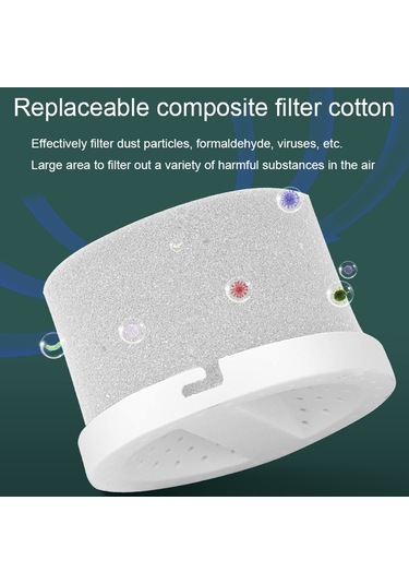 Usb Takılabilir Ev Yatak Odası Koku Giderici Masaüstü Araba Negatif İyon Hava Temizleme Cihazı Kare