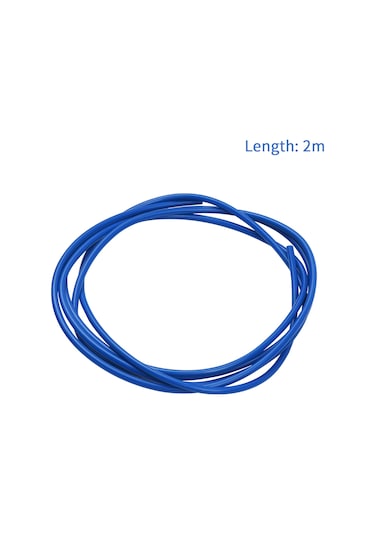 Monyee 3d Yazıcı Parçaları: 2m Mavi Ptfe Boru 4mm 2mm + Kesme Kılıfı + 2 Adet Pc4-m6 Ve 2 Adet Pc4-m10 Bağlantı Elemanı Seti