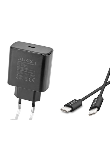 Auris ARS-CH35 45W Type C Şarj Aleti Seti