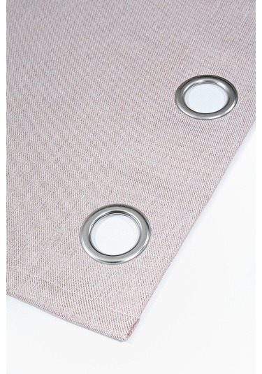 Impulse Halkalı Fon Perde Pudra 140x260 Pudra