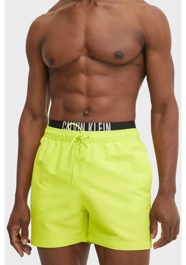 Calvin Klein Erkek Mayo Short Km0km01093 Lrf Sarı Sarı