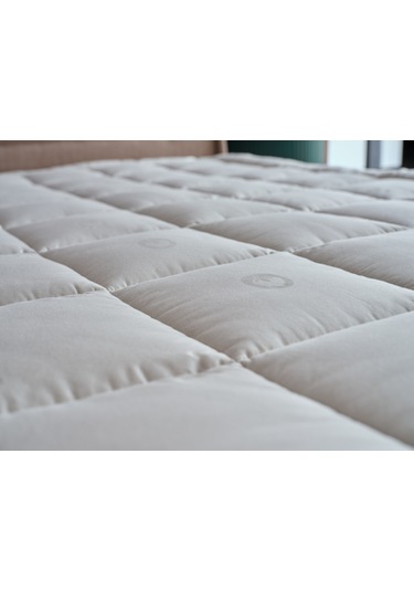 Pamuk Yatak Pedi 140 X 190 Cm - Beyaz Ekru