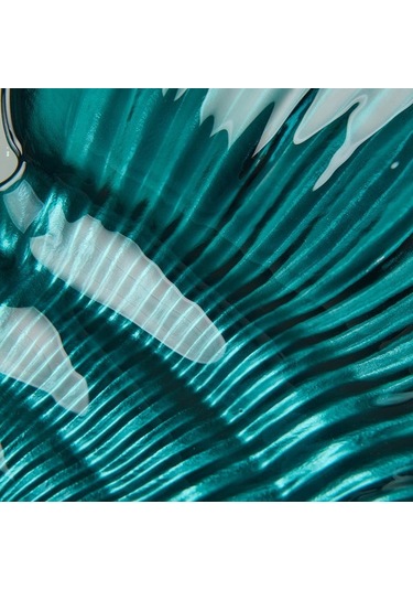 Evidea Deco Snail Dekoratif Tabak - Turkuaz - 40 Cm