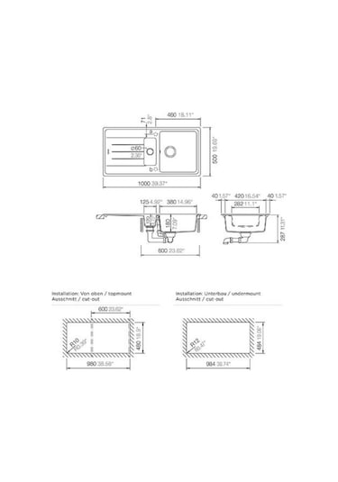 Schock Viola D150 A Alpina Beyaz Granit Evye