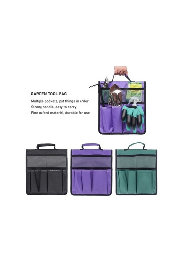 Pazly Bahçe Alet Çantası Taşınabilir Büyük Kapasiteli Pratik Bahçecilik Poşeti Alet Kutusu