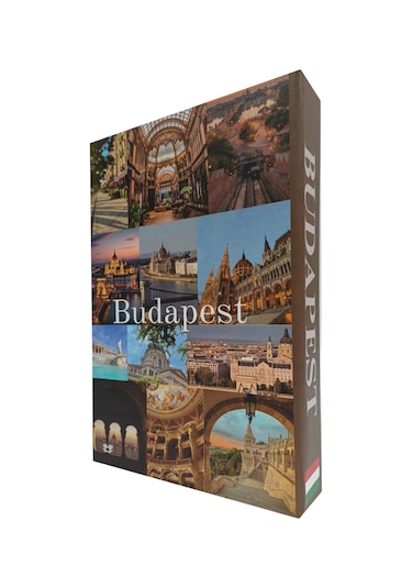 2026 -769 Budapest Dekoratif Kitap Kutusu