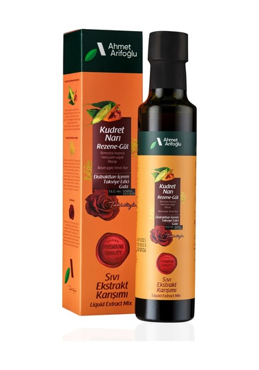 Ahmet Arifoğlu Kudret Narı Rezene Gül Sıvı Ekstraktı 225 ML