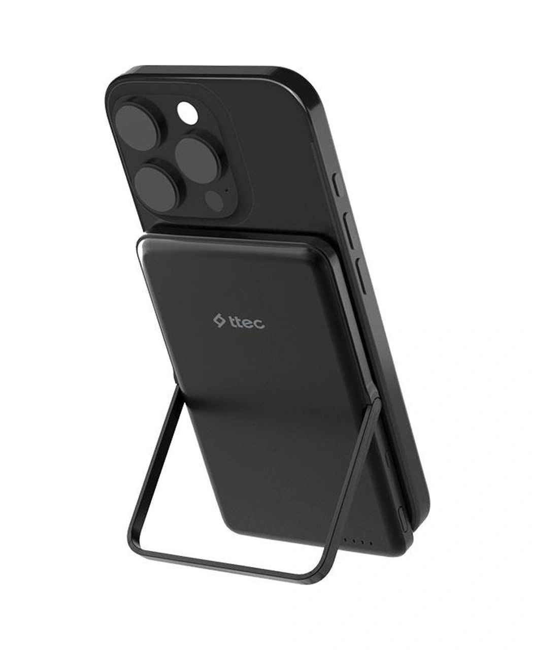 Ttec Recharger M 5.000mah Magsafe Uyumlu Pd 20w Stantlı Kablosuz Taşınabilir Hızlı Şarj Aleti 2bb235 siyah