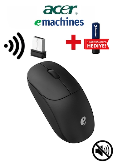 Acer Emachines Eam080 Usb Beyaz 2.4ghz Kablosuz Mouse Diğer