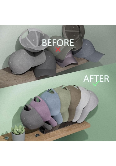 Suntek Şapka Organizatör 7 Beyzbol Şapkaları Şapka Depolama