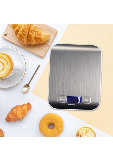 Suntek Mutfak Terazisi Kaymaz Kahve Çekirdekleri Ölçeği Pil-10kg