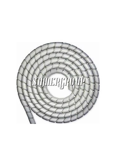 Sumeergroup 40Mm Kablo Toplayıcı Koruyucu Spiral Gri 25M