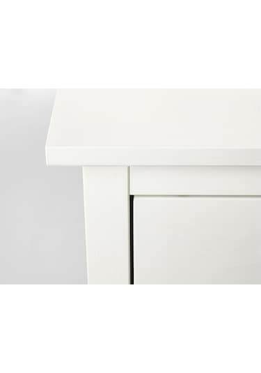 Komodin-şifonyer Hemnes Meridyendukkan Beyaz Vernik, 54x66 Cm 2 Çekmeceli