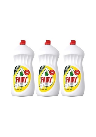 Fairy Sıvı Bulaşık Deterjanı Limon 1500 ml x 3 Adet